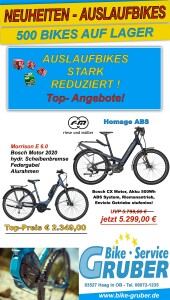 Bike + E - Bike Weekend 2020