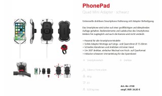 KlickFix Phone Pad Quad Mini Adapter von Fahrradcenter Prinz, 51373 Leverkusen