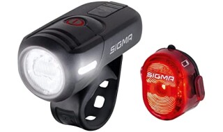 Sigma LED Beleuchtungs Set Aura 35 FL/Nuggets ll USB von Schön Fahrräder, 55435 Gau-Algesheim