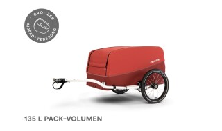 Croozer Cargo Tuure Lava Red von Rad+Tat Fahrradhandel GmbH, 59174 Kamen
