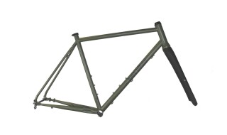 Just Bikes JB04 Gravel Stahl CrMo Rahmenset Carbon oder Stahl Gabel Olivgrün von Just Bikes, 10627 Berlin